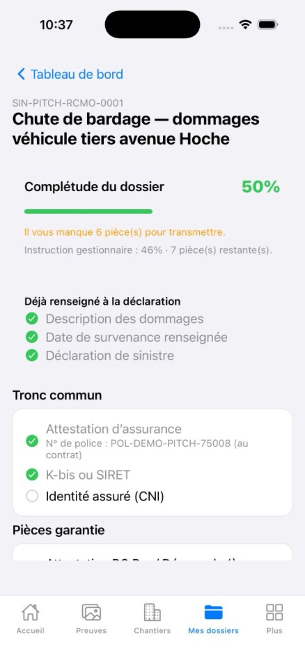 Terrops iOS: claim file details and completeness
